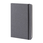 Carnet rigide en cuir recyclé A5 pages lignées Leather Reuse troisième vue