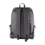 Sacs à dos personnalisables imperméables avec poches AdaptWeather couleur gris vue détail 5 