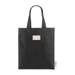 Sac événementiel en coton avec poignées de 30 cm 120 g/m2 Tote Small couleur noir sixième vue