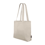 Sacs en coton recyclé à poignées anses 280 g/m2 Eco Premium Recycled couleur naturel sixième vue