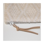Trousse de toilette en coton et polyester toucher doux 375 g/m² Sheepy couleur beige deuxième vue