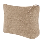 Trousse de toilette coton et polyester à texture bouclée 375 g/m² Sand couleur beige première vue