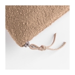 Trousse de toilette coton et polyester à texture bouclée 375 g/m² Sand couleur beige troisième vue