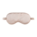 Masque pour les yeux en satin doux pour se détendre avec logo Satin couleur champagne première vue