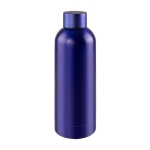 Gourde en acier au design impeccable avec logo 750 ml Routine couleur bleu première vue