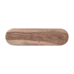 Plateau allongé en bois d'acacia aux bords arrondis Apéritif couleur naturel deuxième vue