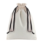 Grand sac de présentation avec fermeture à ruban 140 g/m2 Cover Big couleur noir première vue