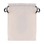 Grand sac de présentation avec fermeture à ruban 140 g/m2 Cover Big couleur noir troisième vue