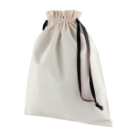 Grand sac de présentation avec fermeture à ruban 140 g/m2 Cover Big couleur noir quatrième vue