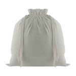 Grand sac avec fermeture à cordon en coton 75 g/m2 CarryAll couleur naturel première vue