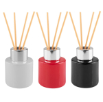 Coffret aromatique avec diffuseur 50 ml et bougie parfumée Wellness couleur rouge vue détail 3