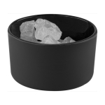 Diffuseur aromatique cristal blanc et huile de lavande 10ml Essential couleur noir première vue