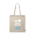 Sac à soufflet en coton équitable 280 g/m2 Phelt FairTrade avec zone d'impression