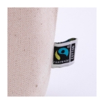 Trousse de toilette publicitaire en coton équitable Clark FairTrade couleur naturel troisième vue