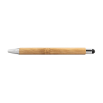 Stylo tactile en bambou, finition chromée, Encre bleue Zurich Bamboo couleur bois quatrième vue