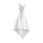Couverture de bébé publicitaire avec peluche DouDou Animals couleur blanc troisième vue