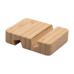 Support pour téléphone carré en bambou pour le bureau