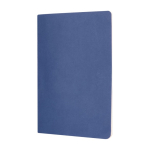 Carnet personnalisé en carton A5 avec des pages lignées Journal Color couleur bleu deuxième vue