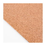 Tapis de souris publicitaire rectangulaire en liège avec logo couleur beige cinquième vue