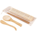 Kit sushi 5 pièces avec logo entreprise Sushi couleur beige deuxième vue