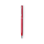 Stylos publicitaires en aluminium à encre bleue Vip Colors couleur rouge première vue