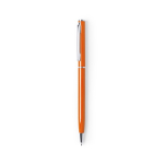 Stylos publicitaires en aluminium à encre bleue Vip Colors couleur orange première vue