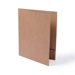 Conférencier portfolio promotionnel cartonné 400g/m2 A4 Eco Basic couleur naturel première vue