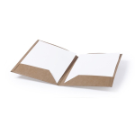 Conférencier portfolio promotionnel cartonné 400g/m2 A4 Eco Basic couleur naturel deuxième vue