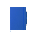 Carnet avec stylo et couverture en similicuir A5 pages lignées Hemming couleur bleu première vue