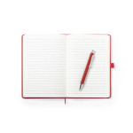 Carnet avec stylo et couverture en similicuir A5 pages lignées Hemming troisième vue