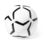 Ballon de football publicitaire à offrir couleur blanc/noir première vue