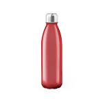 Gourde en verre coloré avec bouchon en acier 650ml UrbanStyle Crystal couleur rouge première vue