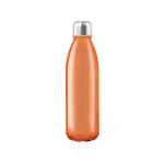 Gourde en verre coloré avec bouchon en acier 650ml UrbanStyle Crystal couleur orange première vue