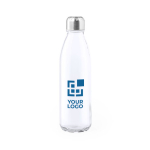 Gourde en verre coloré avec bouchon en acier 650ml UrbanStyle Crystal vue principale