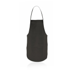 Tablier avec une poche avant aux couleurs vives 80 g/m2 Basic Style couleur noir première vue