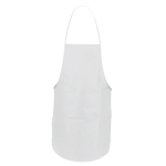 Tablier avec une poche avant aux couleurs vives 80 g/m2 Basic Style couleur blanc