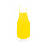 Tablier avec une poche avant aux couleurs vives 80 g/m2 Basic Style couleur jaune première vue