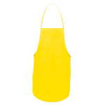 Tablier avec une poche avant aux couleurs vives 80 g/m2 Basic Style couleur jaune