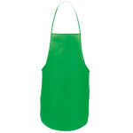 Tablier avec une poche avant aux couleurs vives 80 g/m2 Basic Style couleur vert