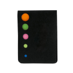 Bloc économique et amusant de post-it de couleur ColorMark couleur noir première vue