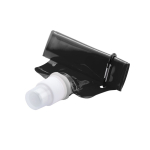 Bouteille en plastique pliable avec mousqueton 400ml Clip couleur noir première vue