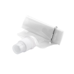 Bouteille en plastique pliable avec mousqueton 400ml Clip couleur blanc première vue