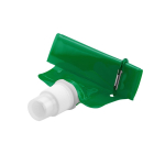 Bouteille en plastique pliable avec mousqueton 400ml Clip couleur vert première vue