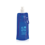 Bouteille en plastique pliable avec mousqueton 400ml Clip vue principale