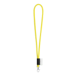 Cordon tubulaire étiquette imprimée livraison 5-7 jours Tube Classic couleur jaune