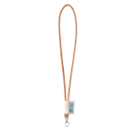 Lanyard en liège avec étiquette imprimée 4-6 jours livraison Tube Cork avec zone d'impression