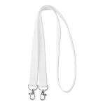 Lanyard double sublimé couleur blanc
