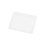 Identifiant horizontal en plastique avec trous pour mousqueton 11x9 cm diverses couleurs