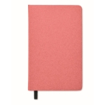 Carnet écologique personnalisé avec des graines A5 pages lignées Grow couleur rouge deuxième vue