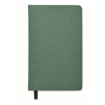 Carnet écologique personnalisé avec des graines A5 pages lignées Grow couleur vert foncé